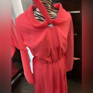 Pretty sheer arm dress